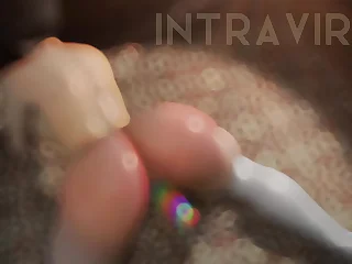 korean hottie dildo 3d hentai animation