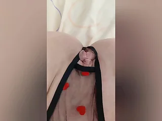 I brought my pussy give orgasm when I got home from college