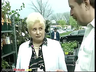 chubby german mature picked up for anal