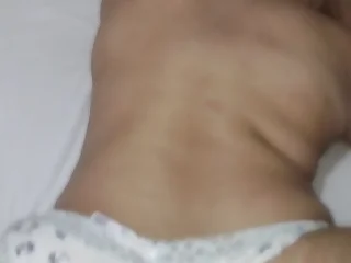 De perrito en tanga a madura gordita