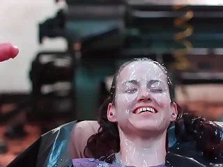 Homemade fake bukkake 6