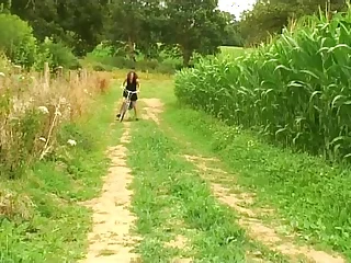 orgy surrounding nature with voyeur papy